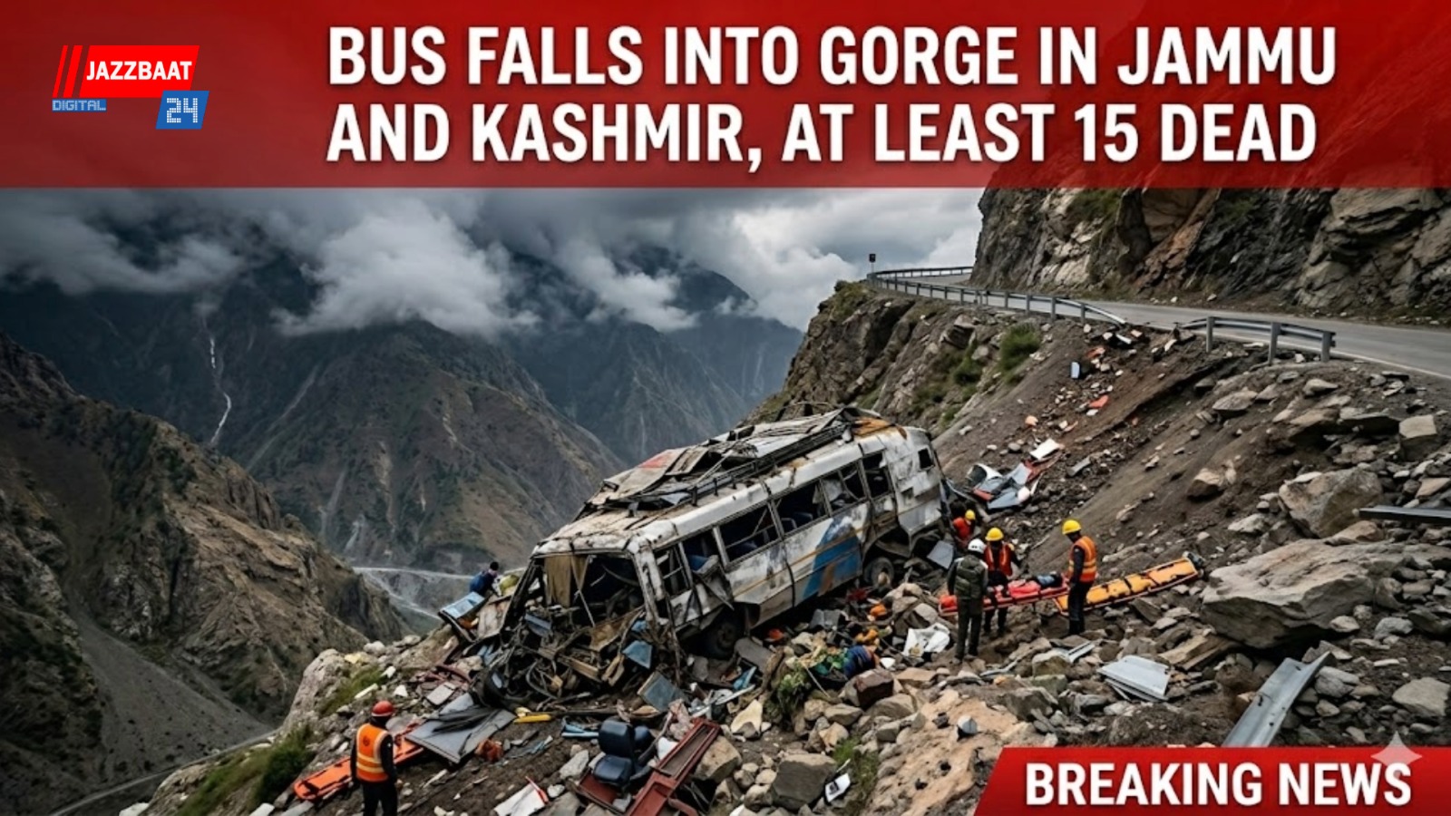 Bus Falls Into Gorge in Jammu and Kashmir, At Least 15 Dead