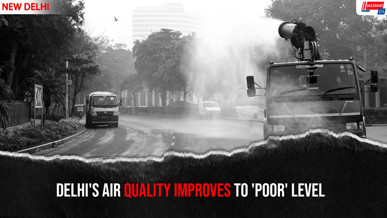 Delhi's Air Quality Improves to 'Poor' Level

