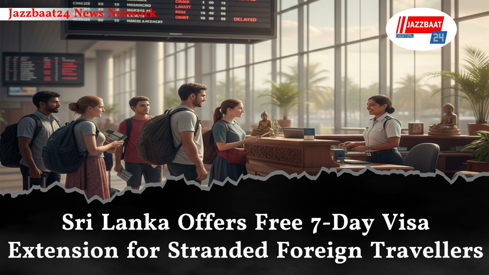 Sri Lanka Offers Free 7-Day Visa Extension for Stranded Foreign Travellers
