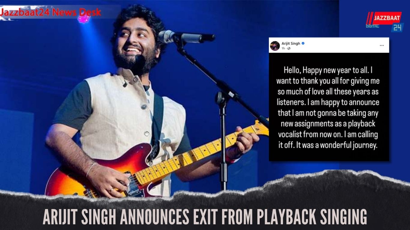 Arijit Singh Announces Exit from Playback Singing

