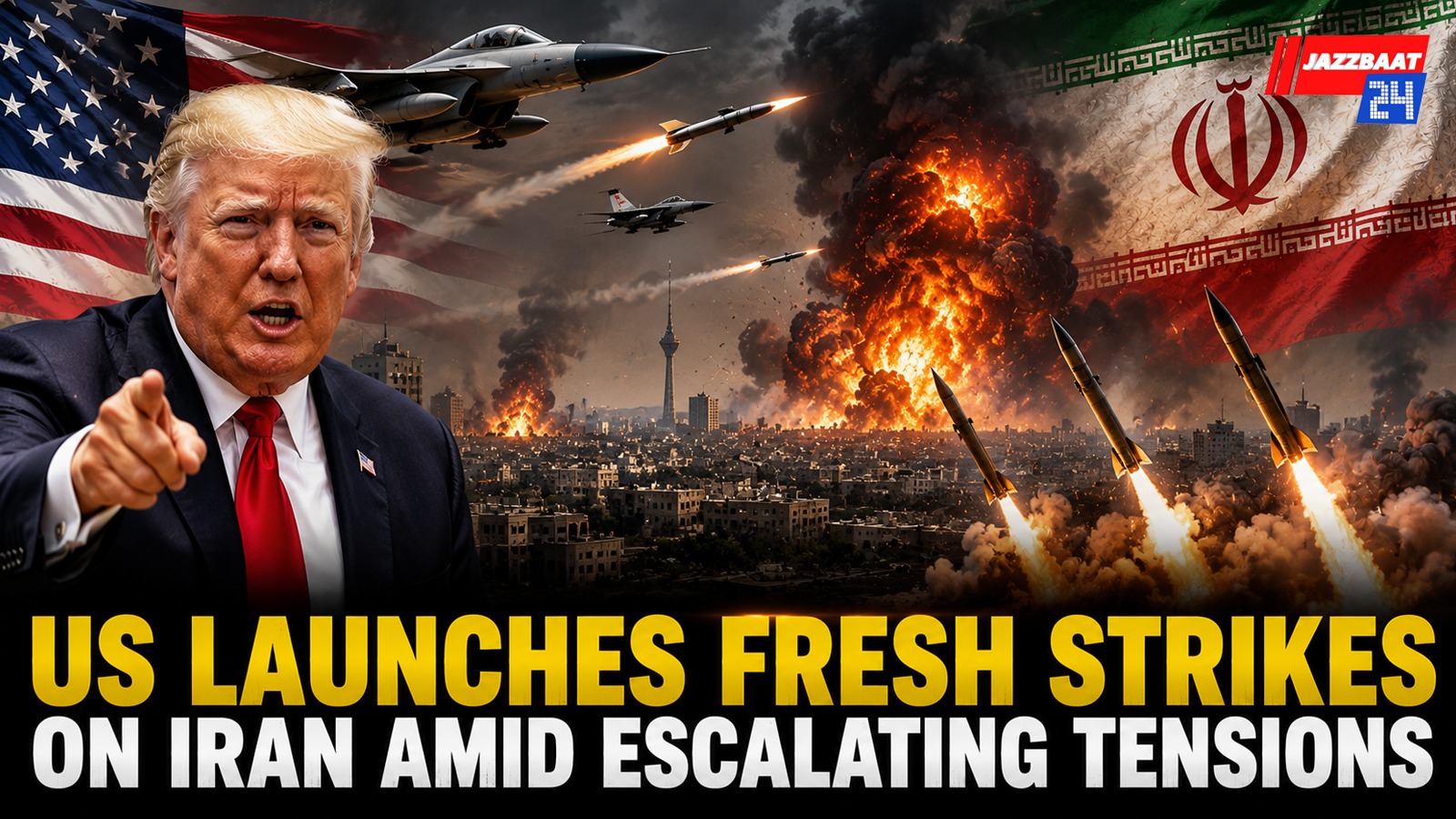 US Launches Fresh Strikes on Iran Amid Escalating Tensions