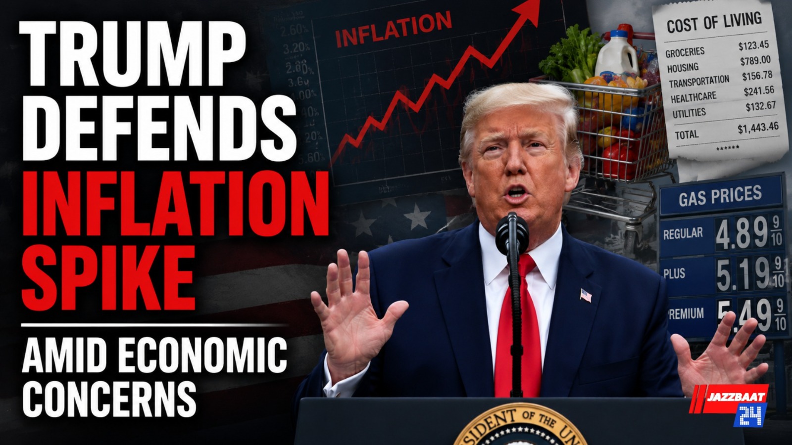 Trump Defends Inflation Spike Amid Economic Concerns