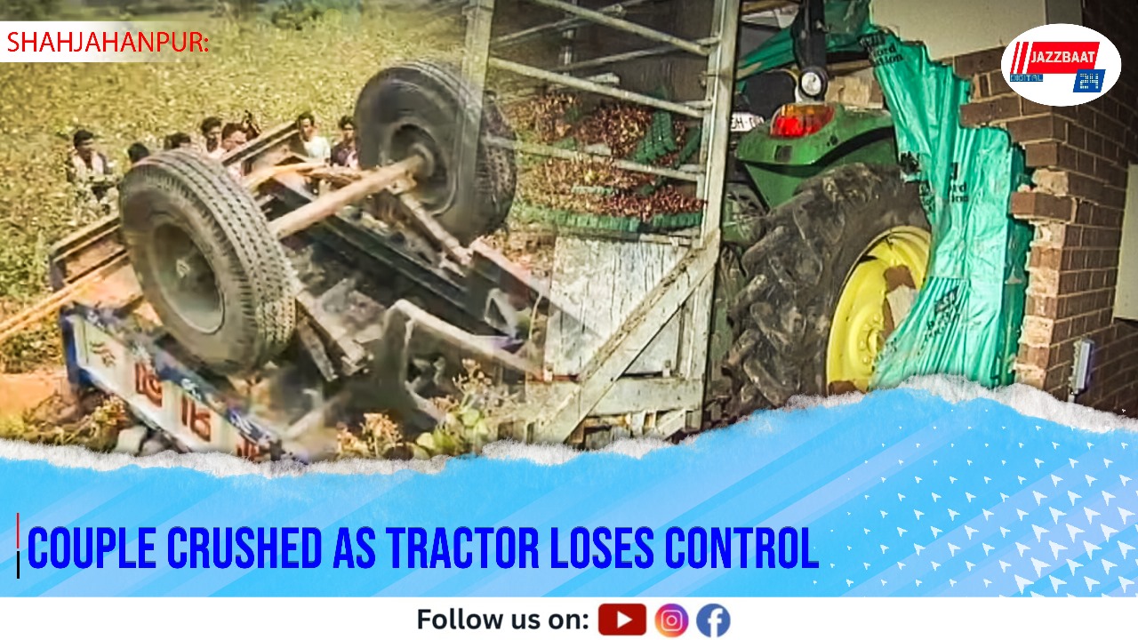 Couple Crushed as Tractor Loses Control
