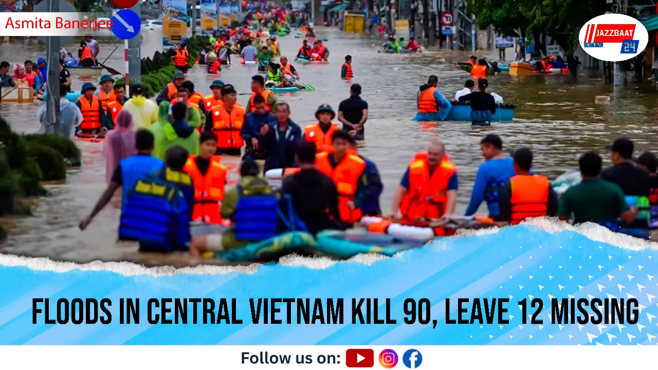 Floods in Central Vietnam Kill 90, Leave 12 Missing
