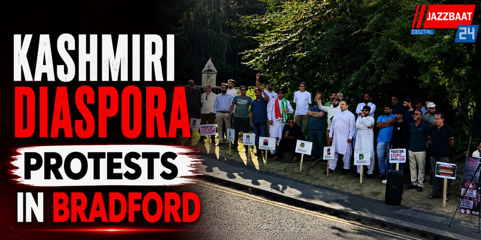 Kashmiri Diaspora Protests in Bradford