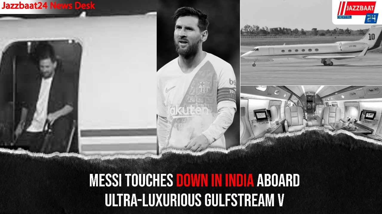 Messi Touches Down in India Aboard Ultra-Luxurious Gulfstream V

