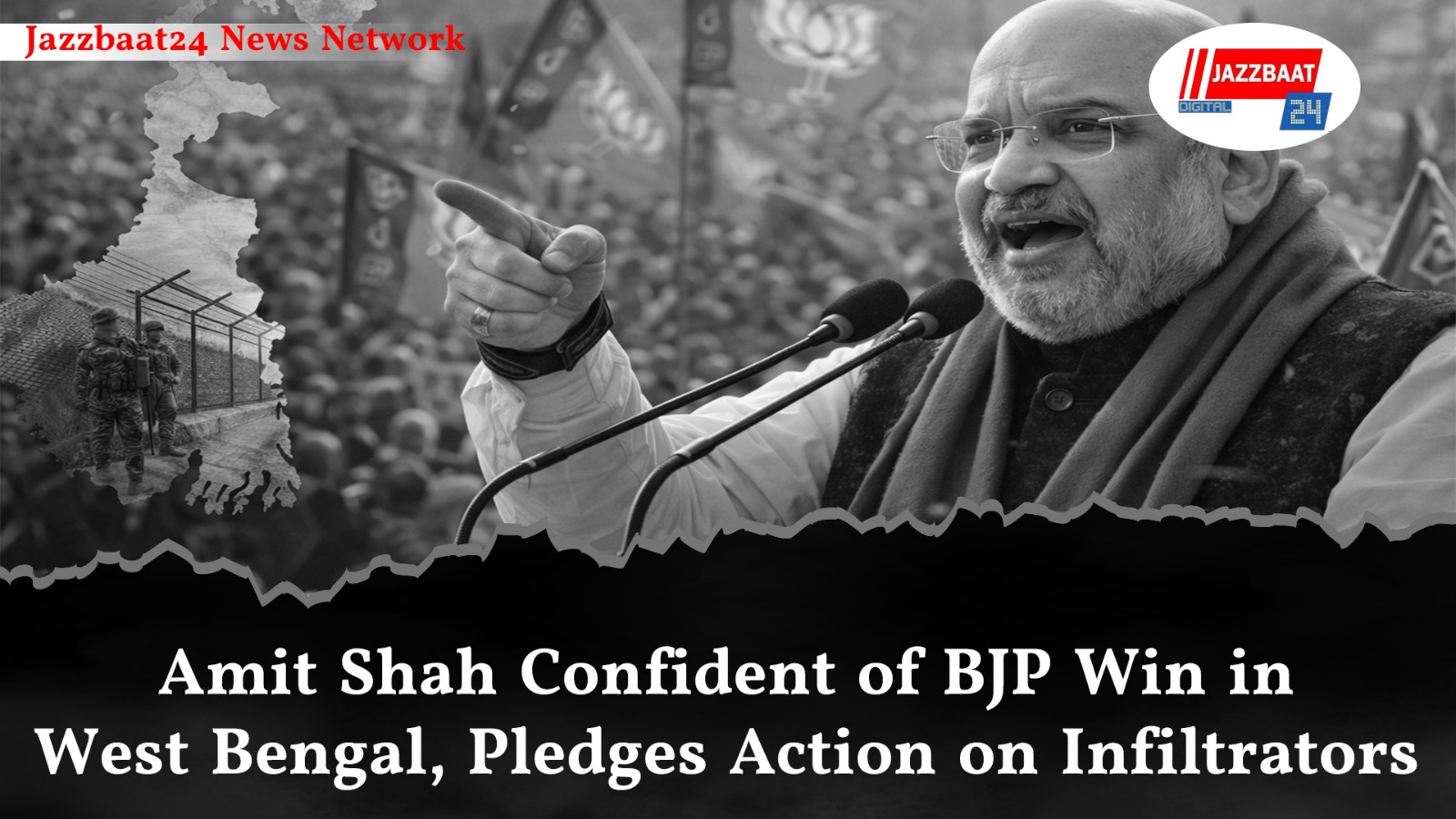 Amit Shah Confident of BJP Win in West Bengal, Pledges Action on Infiltrators
