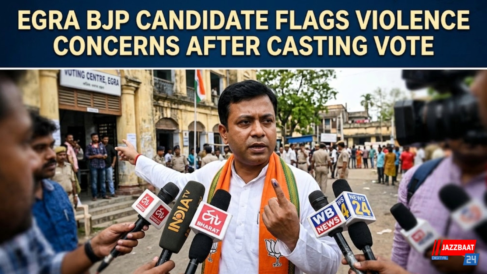 Egra BJP candidate flags violence concerns after casting vote