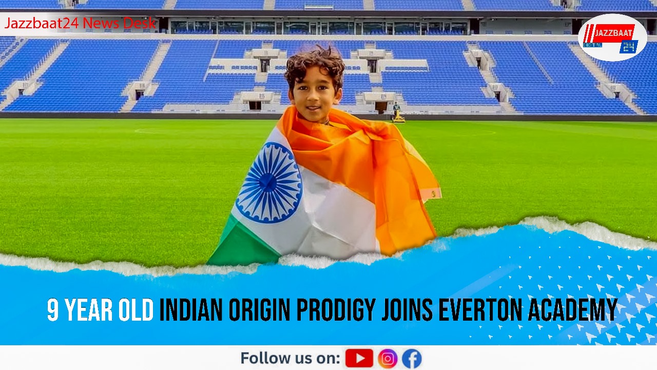 9 Year Old Indian Origin Prodigy Joins Everton Academy
