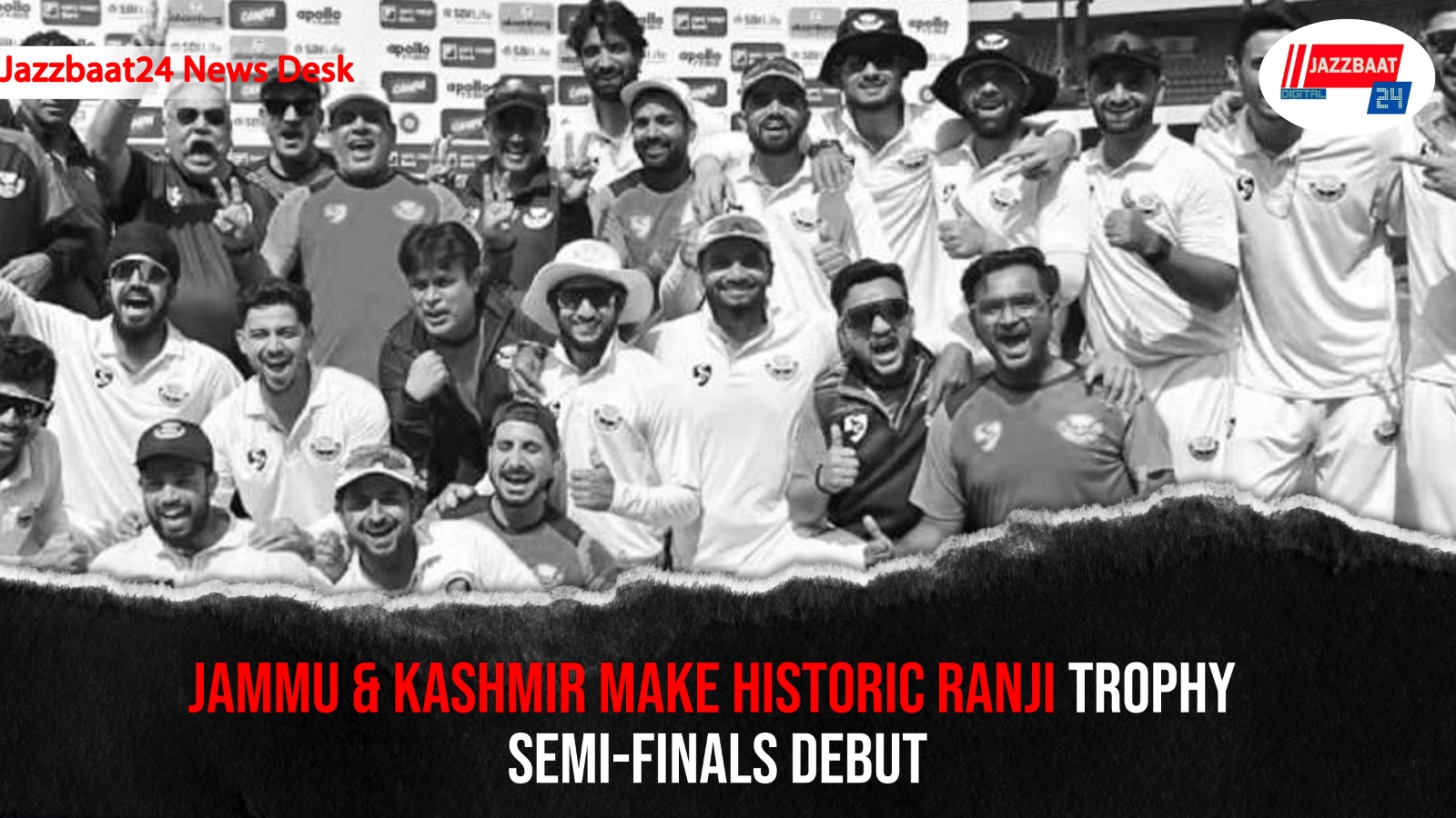 Jammu & Kashmir Make Historic Ranji Trophy Semi-Finals Debut
