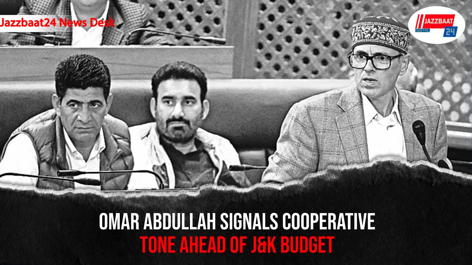 Omar Abdullah Signals Cooperative Tone Ahead of J&K Budget

