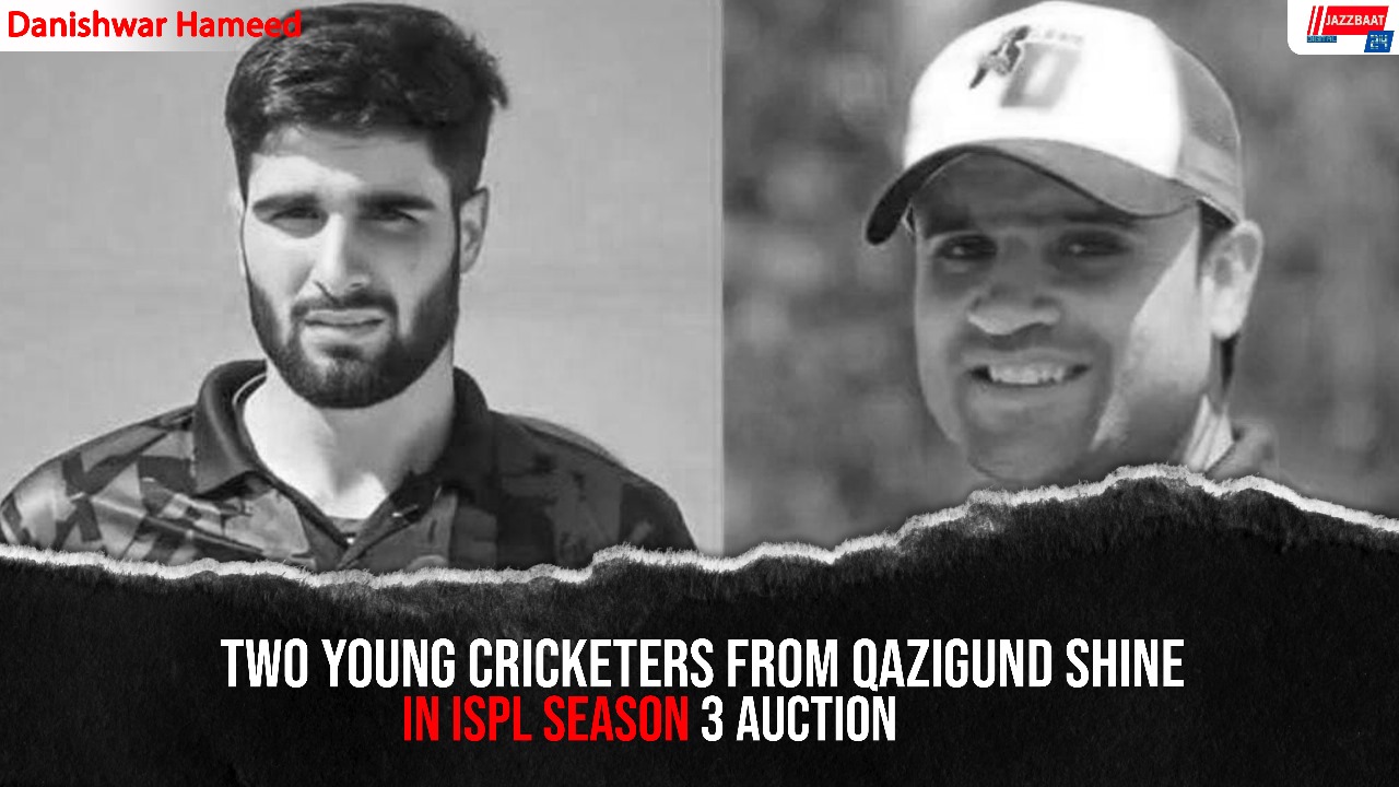 Two Young Cricketers From Qazigund Shine in ISPL Season 3 Auction
