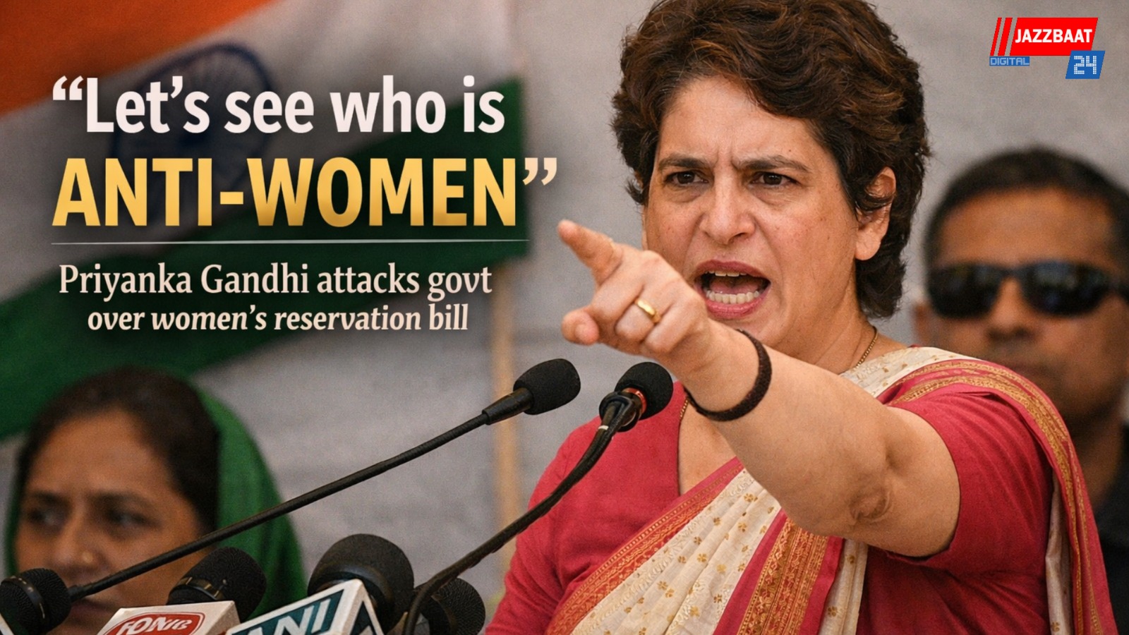 “Let’s see who is anti-women”: Priyanka Gandhi attacks govt over women’s reservation bill