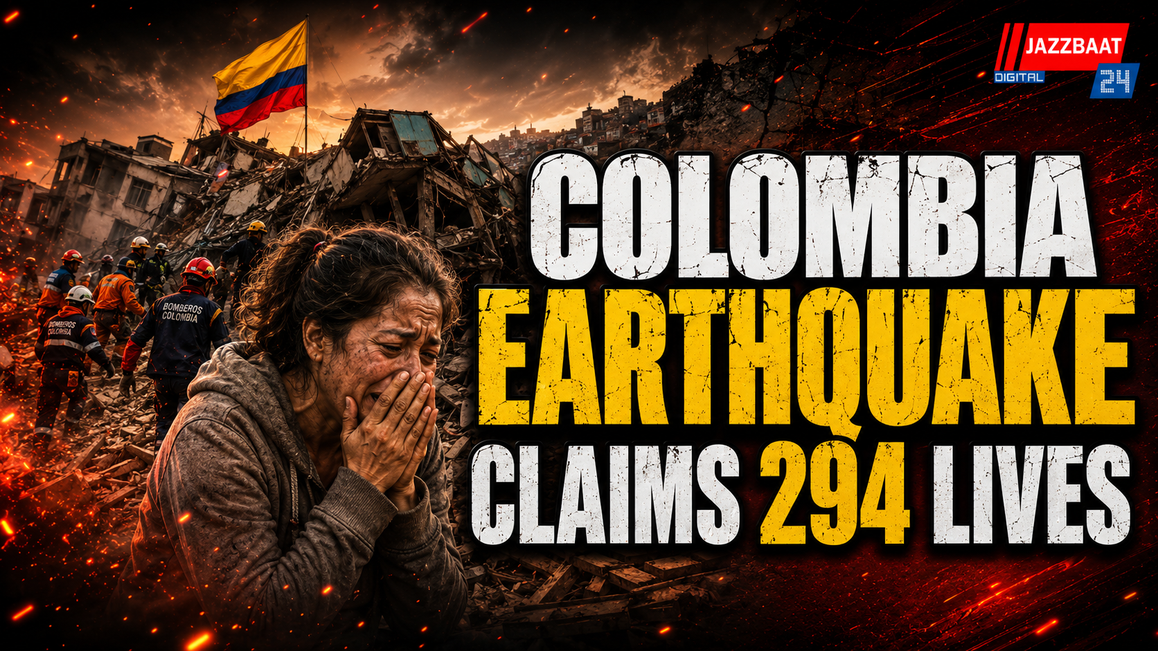 Colombia Earthquake Death Toll Rises to 294