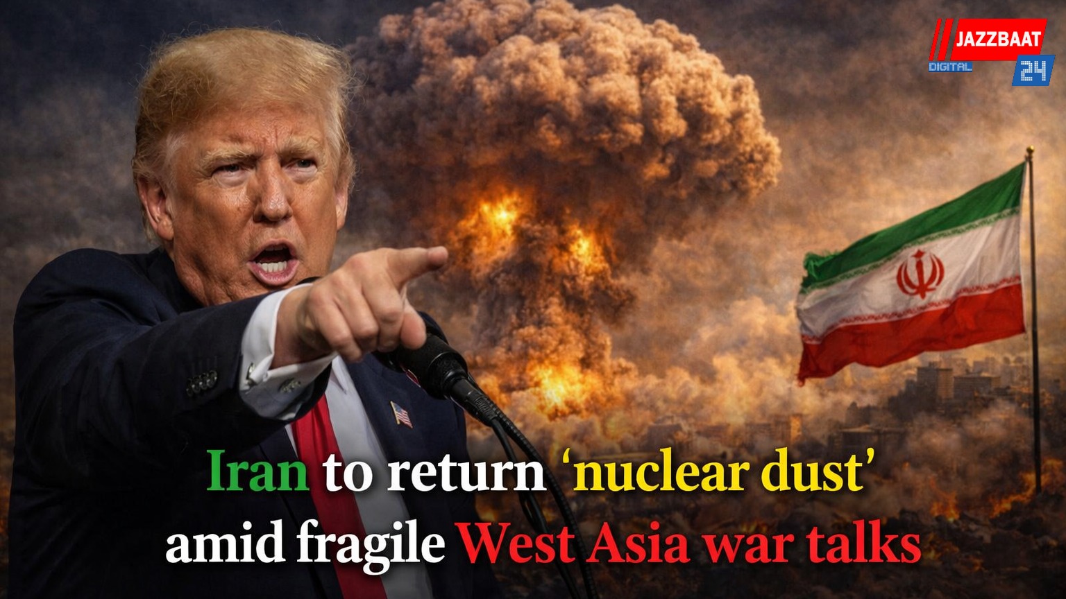 Trump claims Iran to return ‘nuclear dust’ amid fragile West Asia war talks