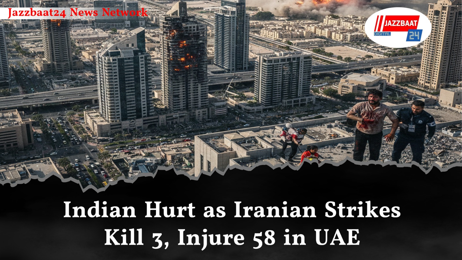 Indian Hurt as Iranian Strikes Kill 3, Injure 58 in UAE
