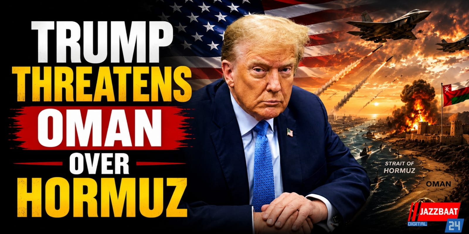 Trump Threatens Oman Over Hormuz