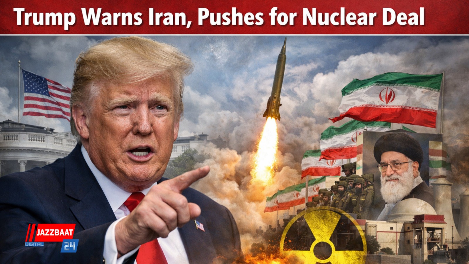 Trump Warns Iran, Pushes for Nuclear Deal