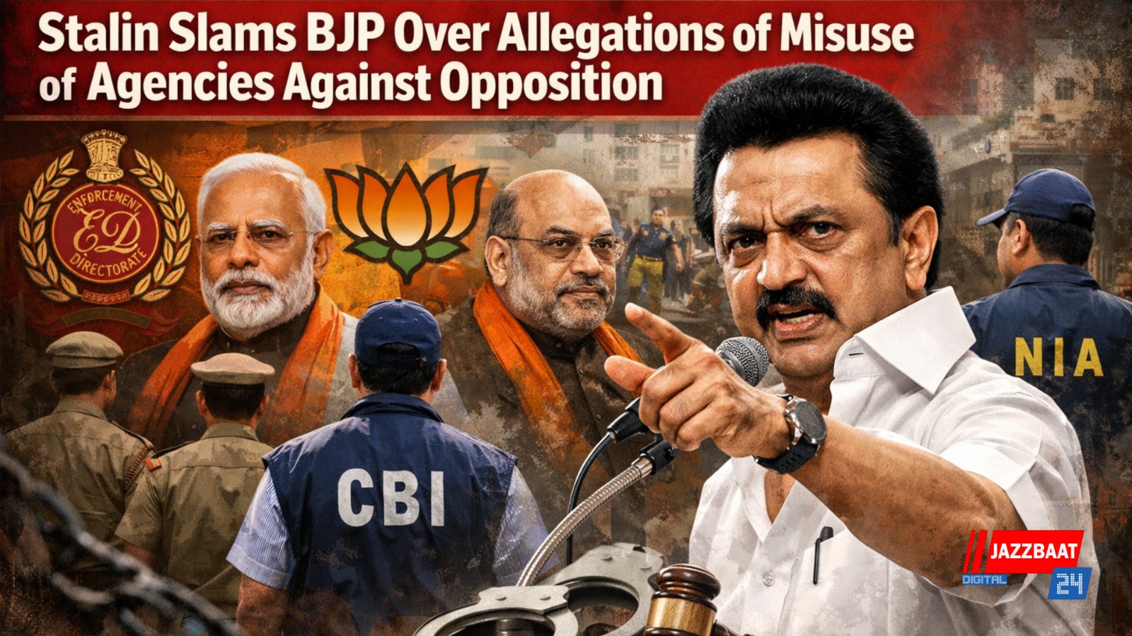 Stalin Slams BJP Over Allegations of Misuse of Agencies Against Opposition