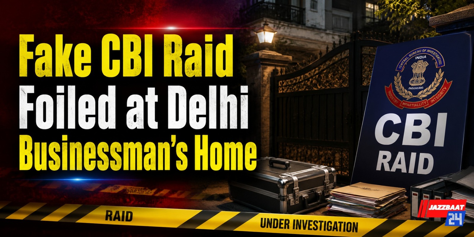 Fake CBI Raid Foiled at Delhi Businessman’s Home