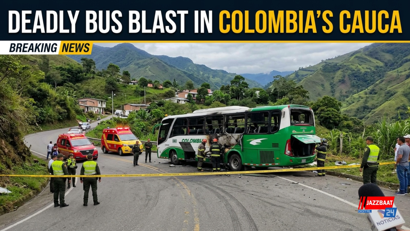 Deadly Bus Blast in Colombia’s Cauca