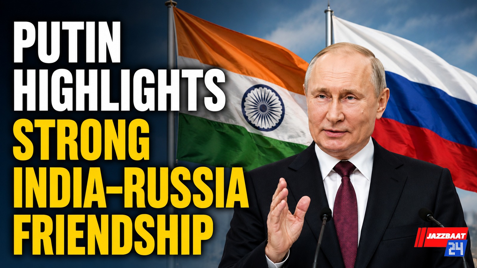 Putin Highlights Strong India-Russia Friendship