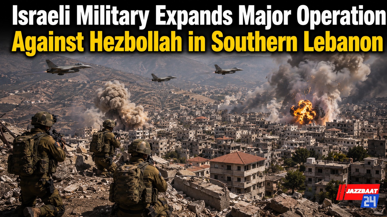 Israeli Military Expands Major Operation Against Hezbollah in Southern Lebanon