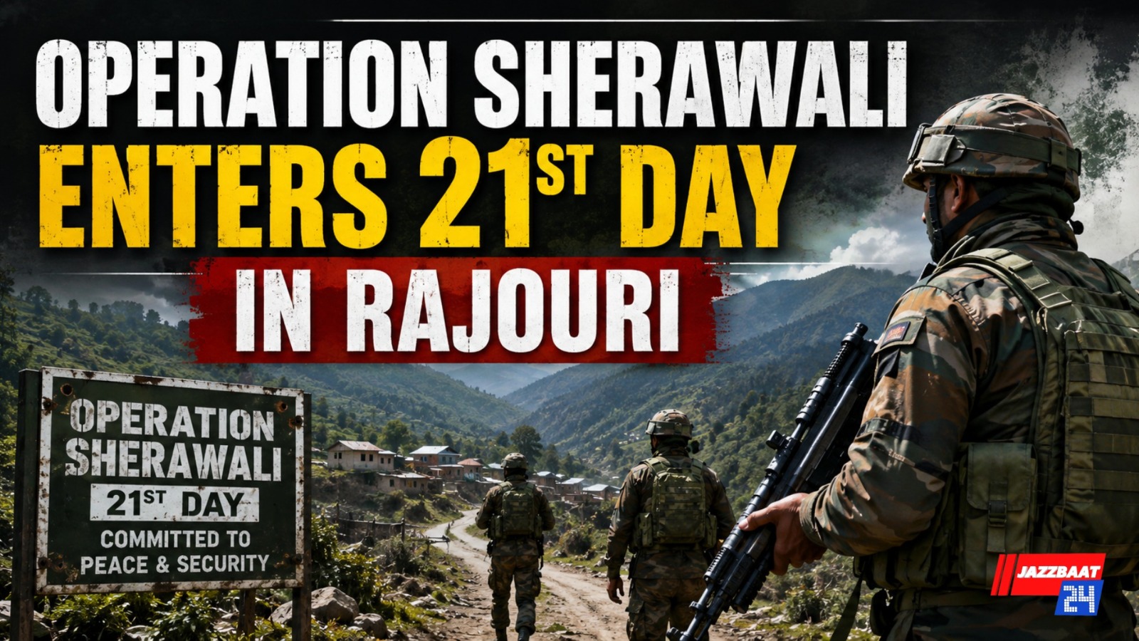 Operation Sherawali Enters 21st Day in Rajouri