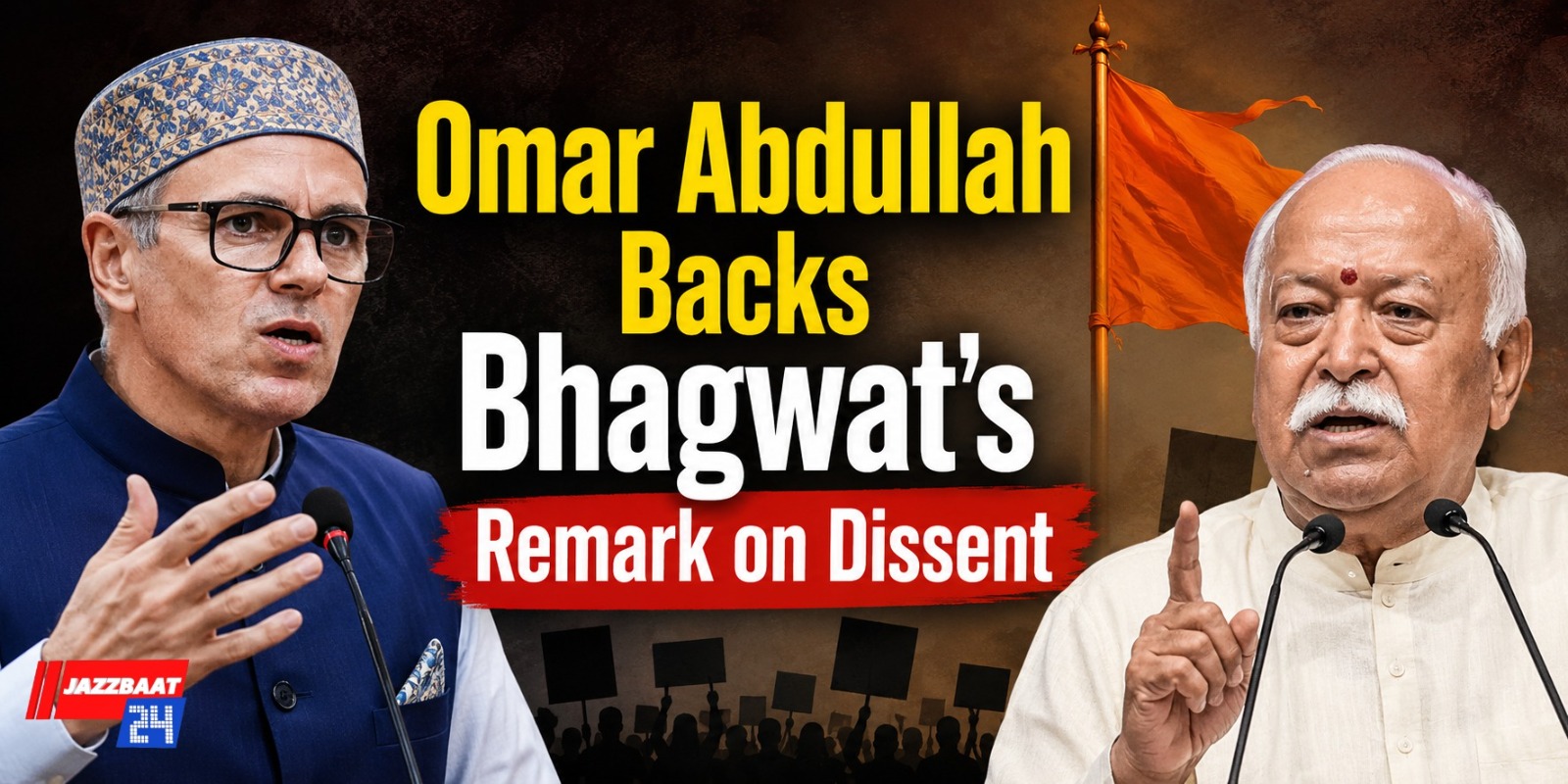Omar Abdullah Backs Bhagwat’s Remark on Dissent