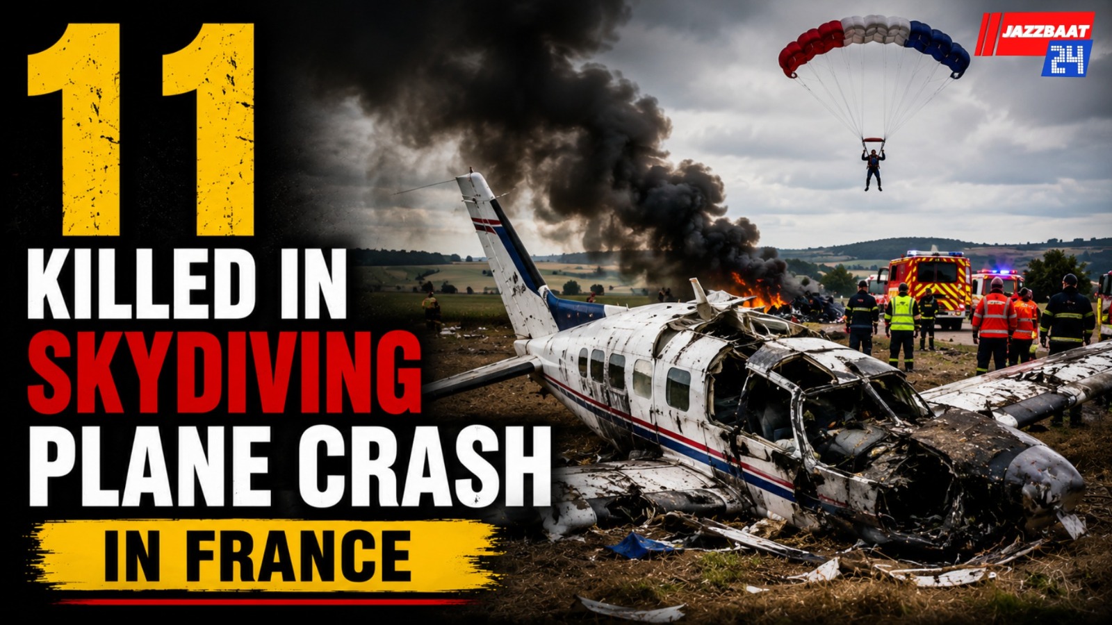 11 Killed in Skydiving Plane Crash in France