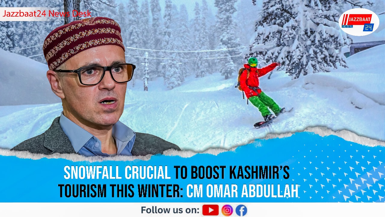 Snowfall Crucial to Boost Kashmir’s Tourism This Winter: CM Omar Abdullah
