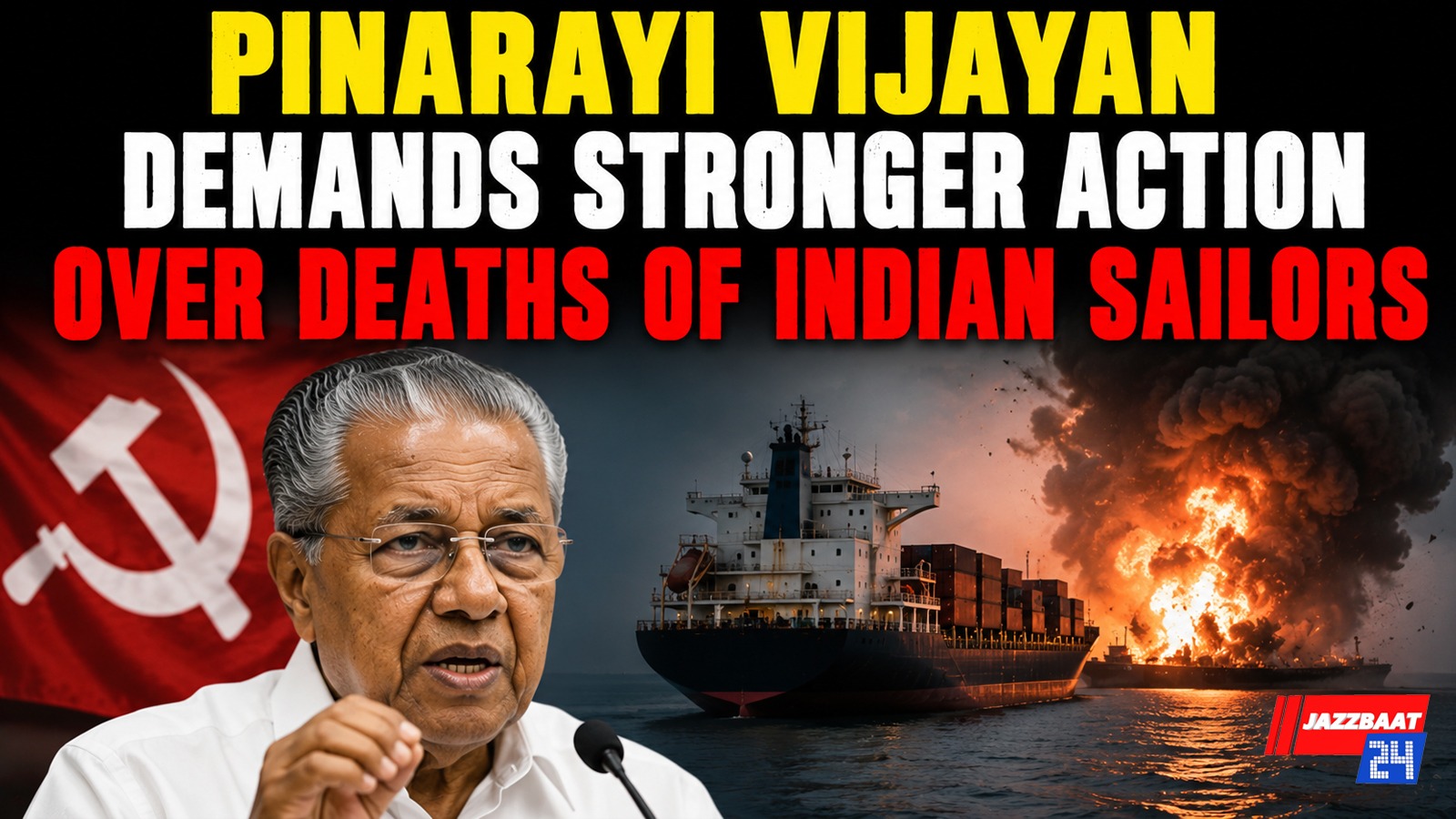 Pinarayi Vijayan Demands Stronger Action Over Deaths of Indian Sailors