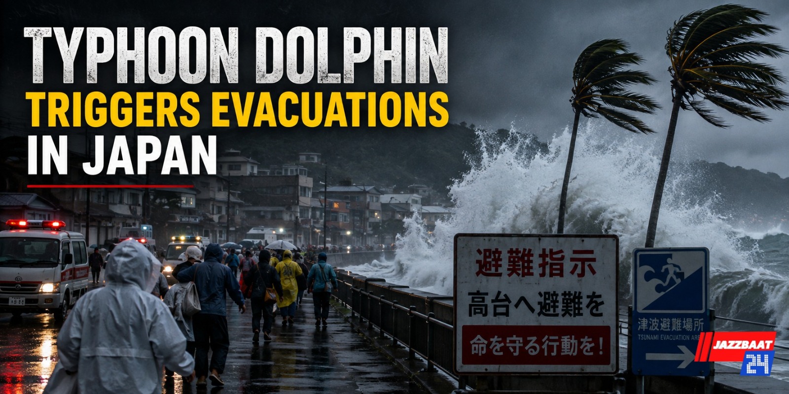Typhoon Dolphin Triggers Evacuations in Japan