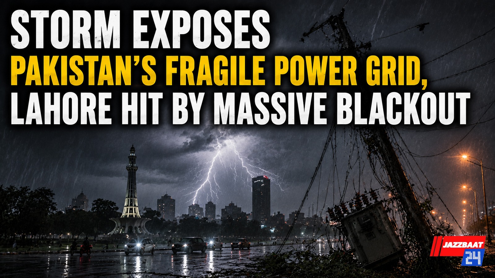 Storm Exposes Pakistan’s Fragile Power Grid, Lahore Hit by Massive Blackout