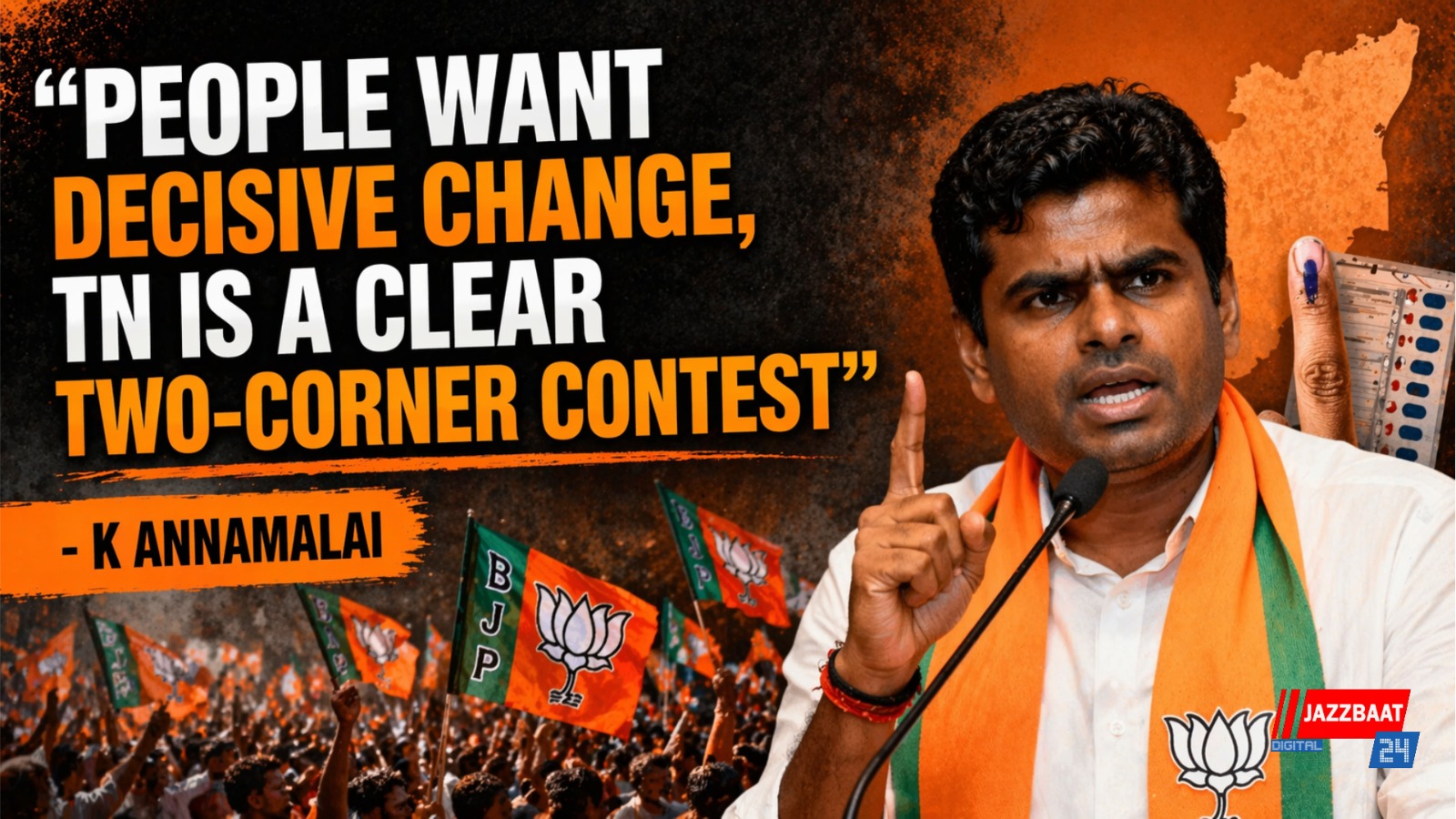 “People want decisive change, TN is a clear two-corner contest”: K Annamalai