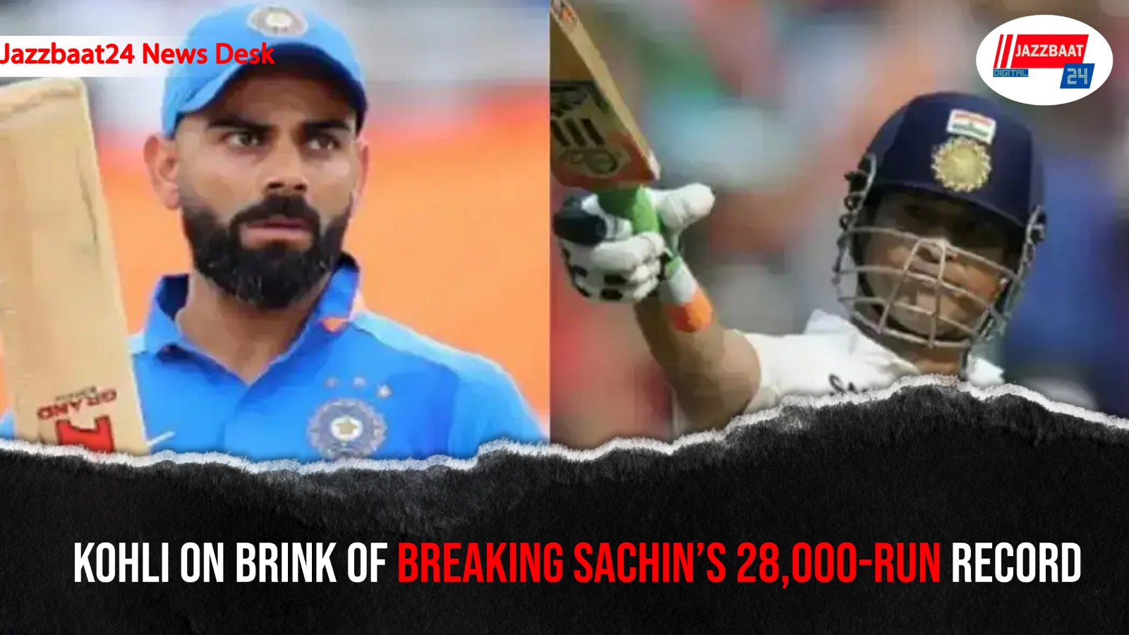 Kohli on Brink of Breaking Sachin’s 28,000-Run Record