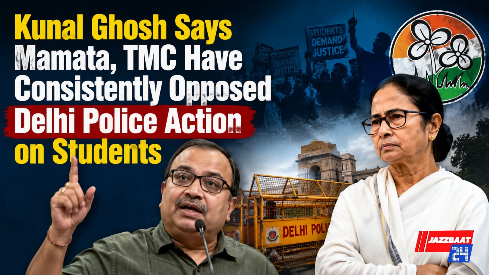 Kunal Ghosh Says Mamata, TMC Have Consistently Opposed Delhi Police Action on Students