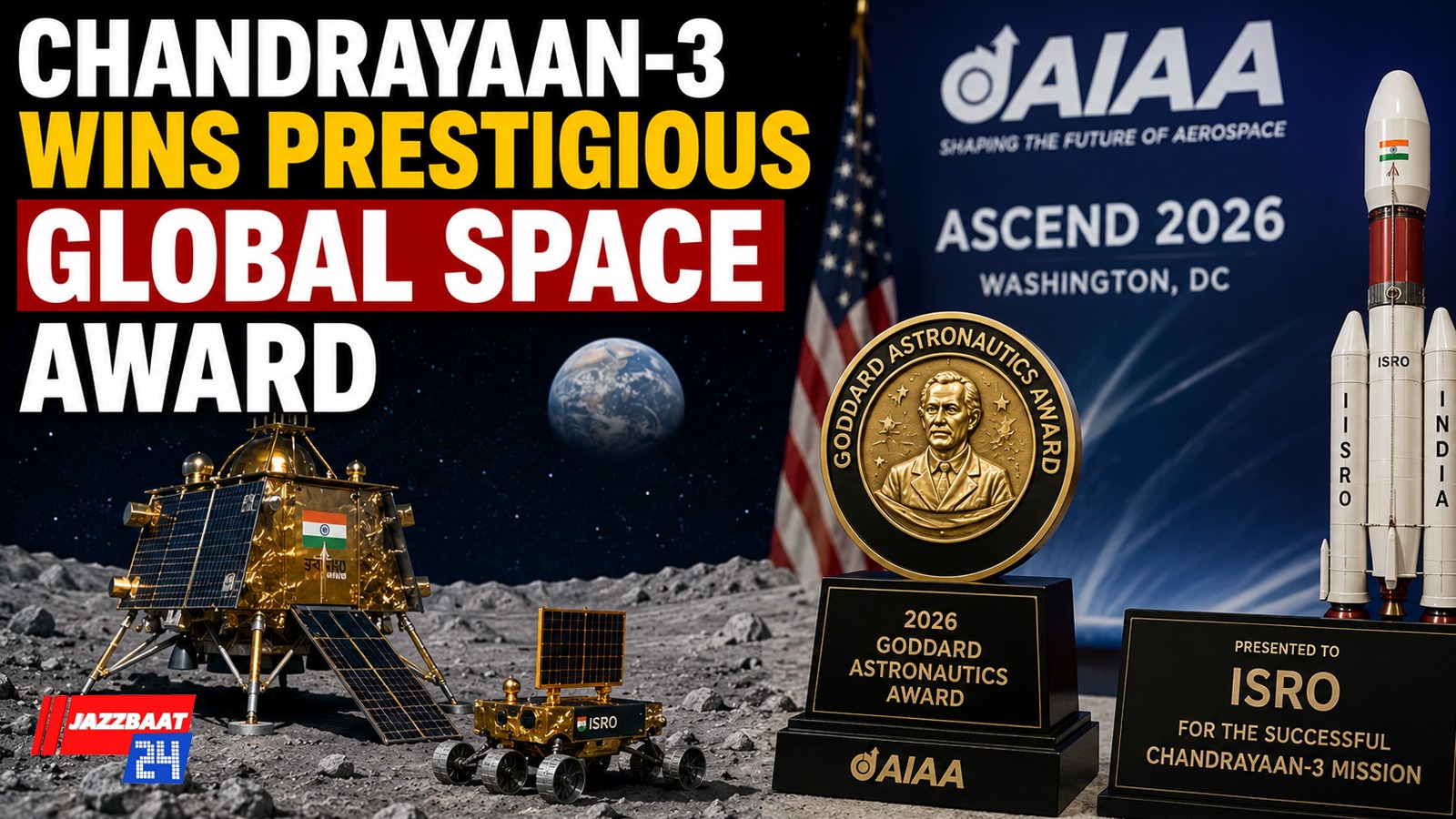 Chandrayaan-3 Wins Prestigious Global Space Award