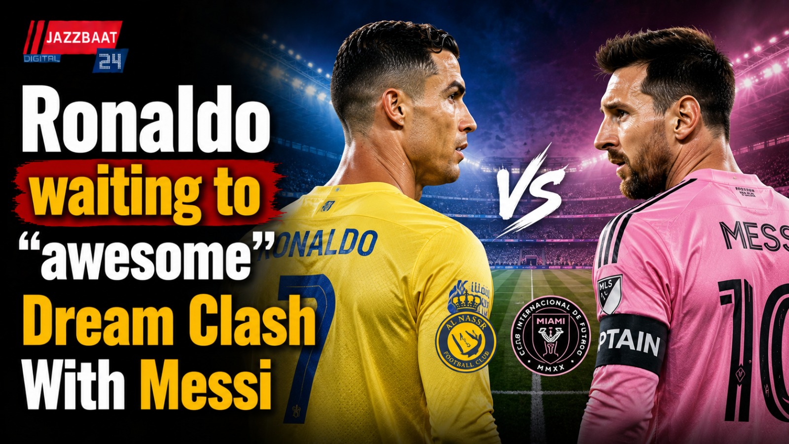 Ronaldo Open to Dream Clash With Messi