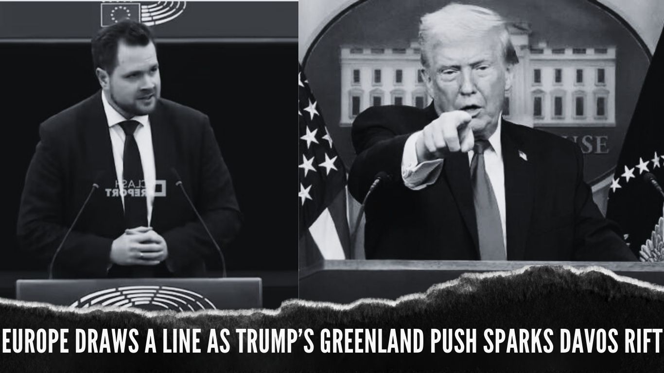 Europe Draws a Line as Trump’s Greenland Push Sparks Davos Rift

