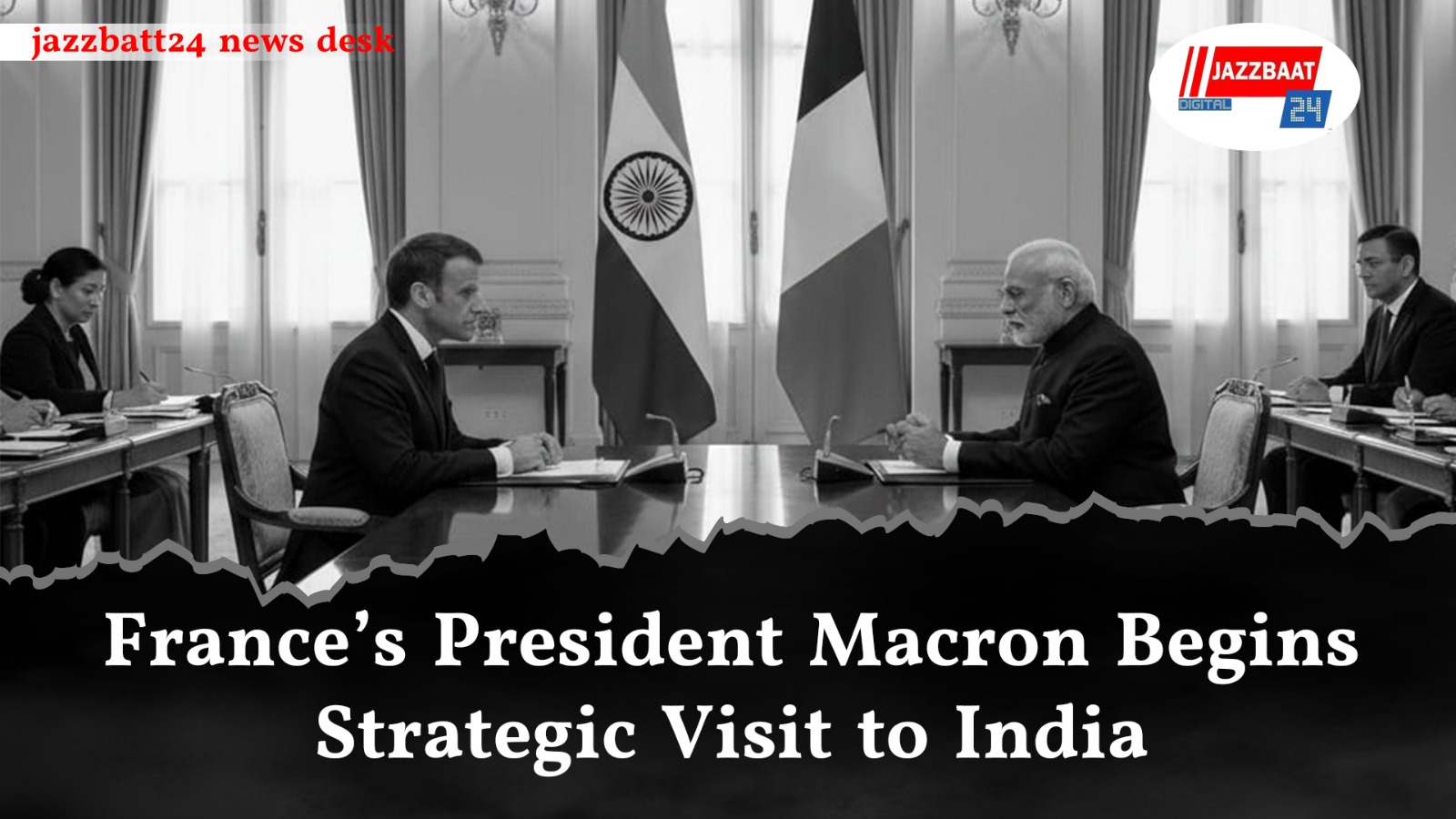 France’s President Macron Begins Strategic Visit to India


