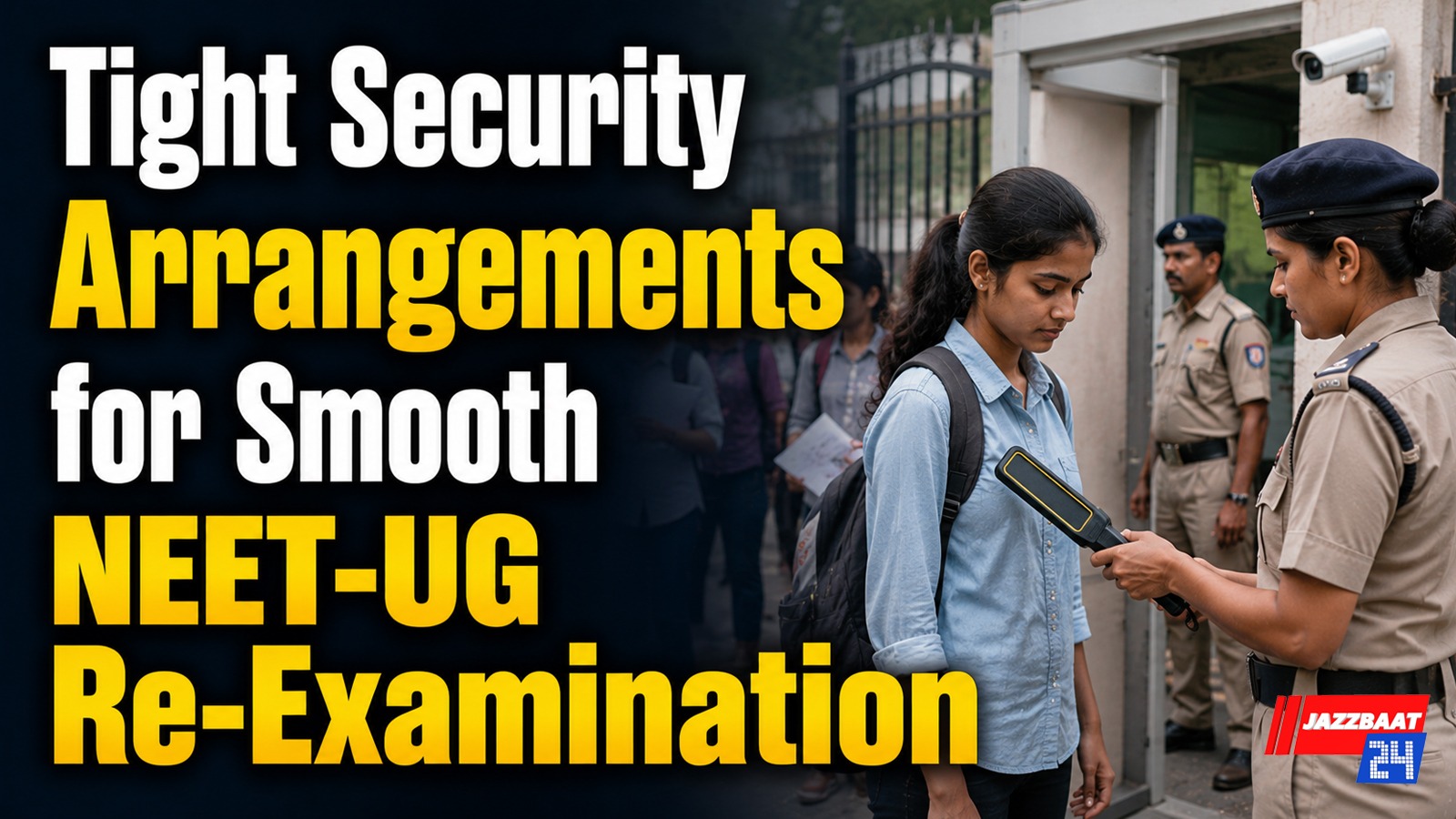 Tight Security Arrangements for Smooth NEET-UG Re-Examination