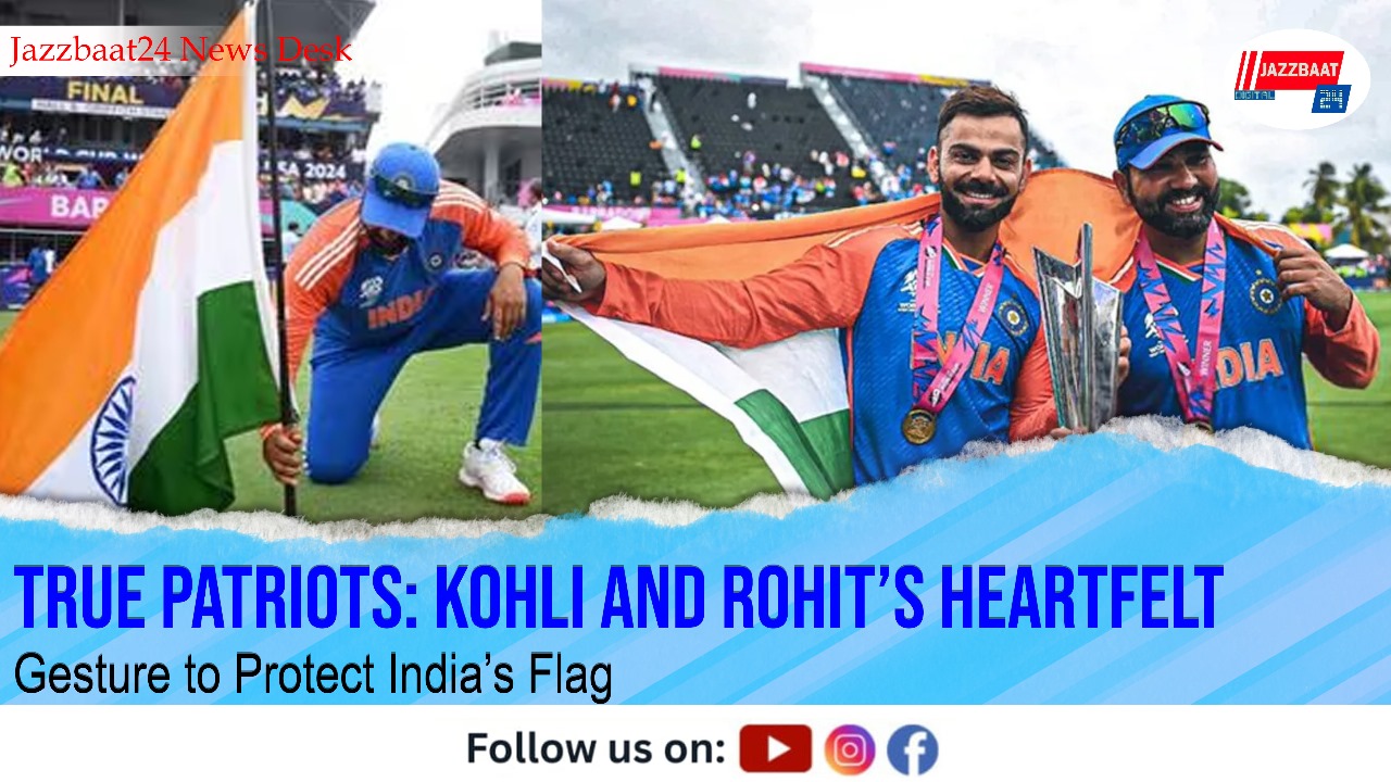 True Patriots: Kohli and Rohit’s Heartfelt Gesture to Protect India’s Flag
