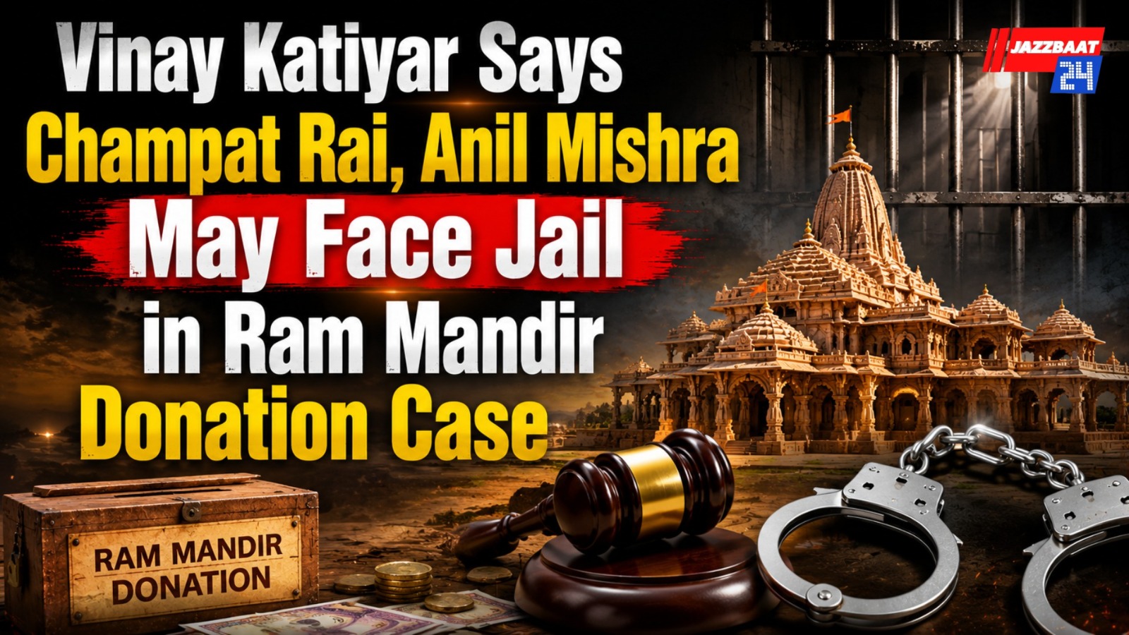 Vinay Katiyar Says Champat Rai, Anil Mishra May Face Jail in Ram Mandir Donation Case