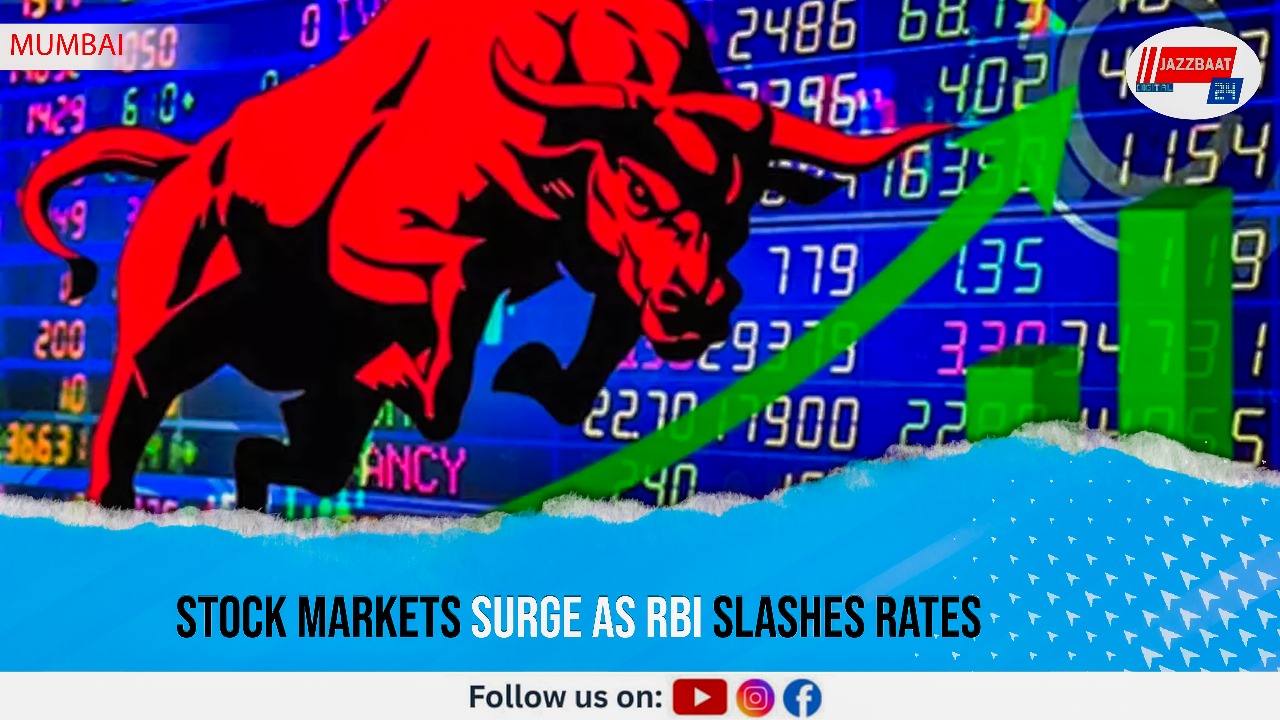 Stock Markets Surge as RBI Slashes Rates

