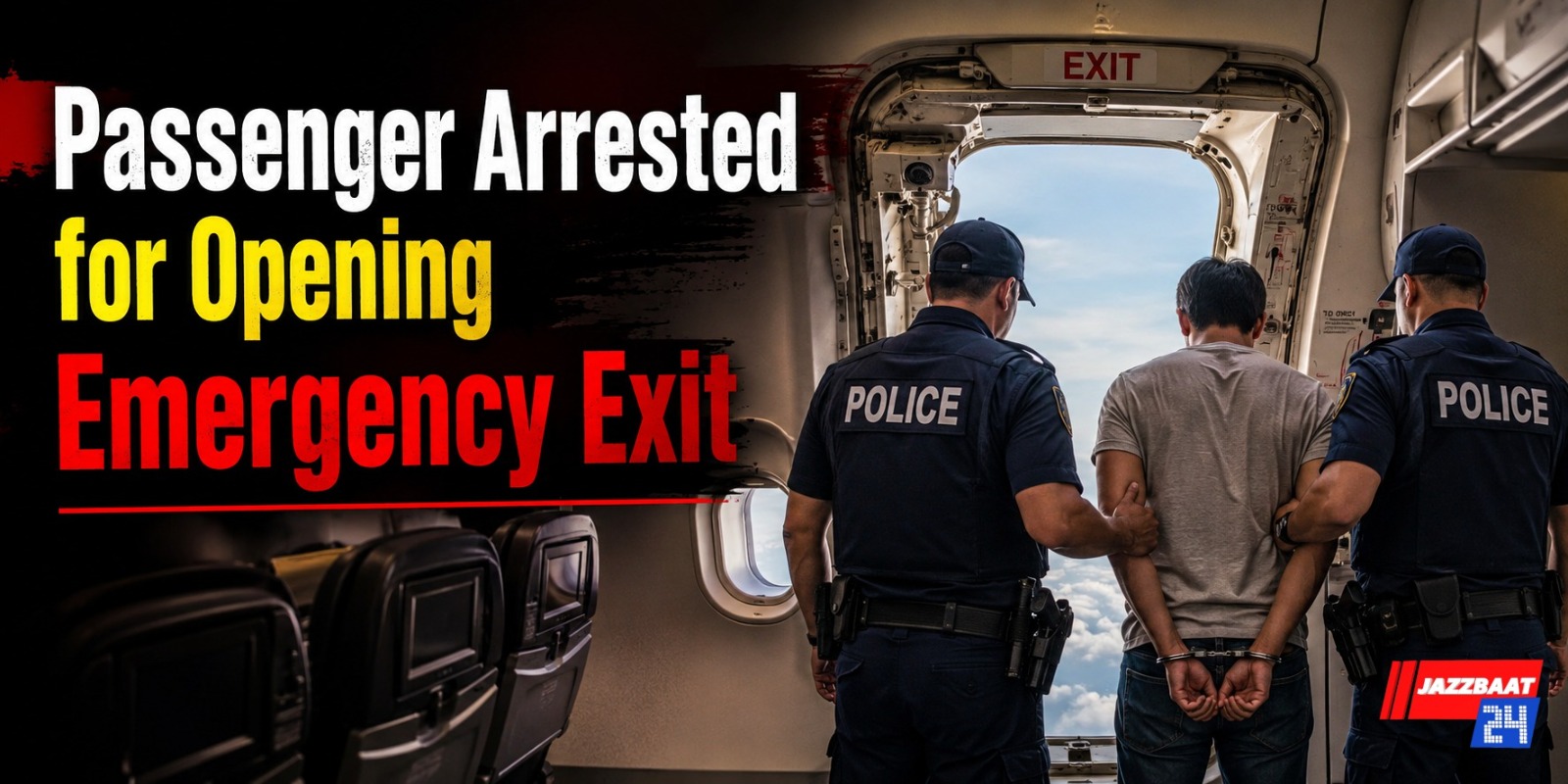 Passenger Arrested for Opening Emergency Exit on Flight