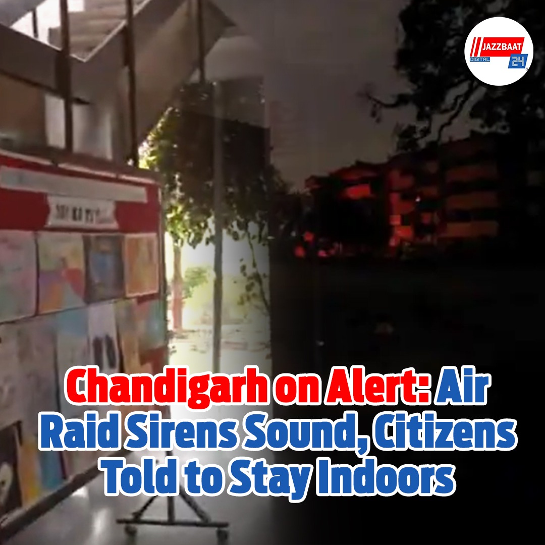 Chandigarh on High Alert: Air Raid Sirens Sound Amid Threat; Citizens Urged to Stay Indoors