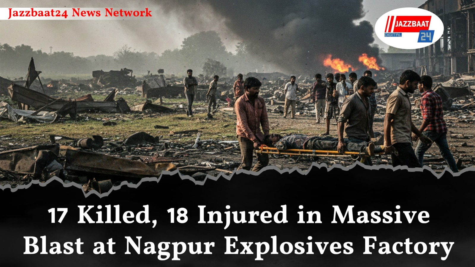 17 Killed, 18 Injured in Massive Blast at Nagpur Explosives Factory
