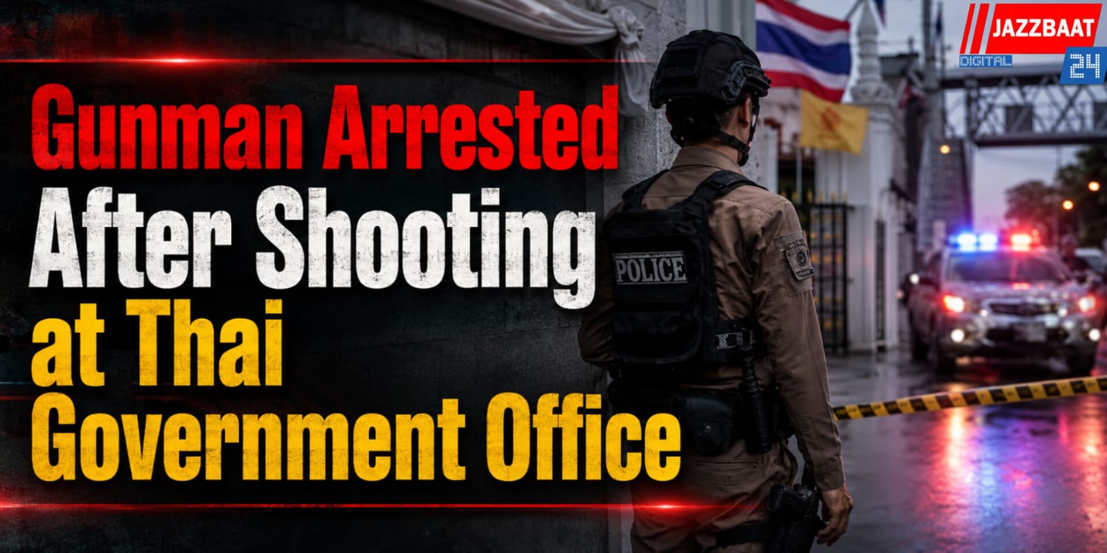 Gunman Arrested After Shooting at Thai Government Office