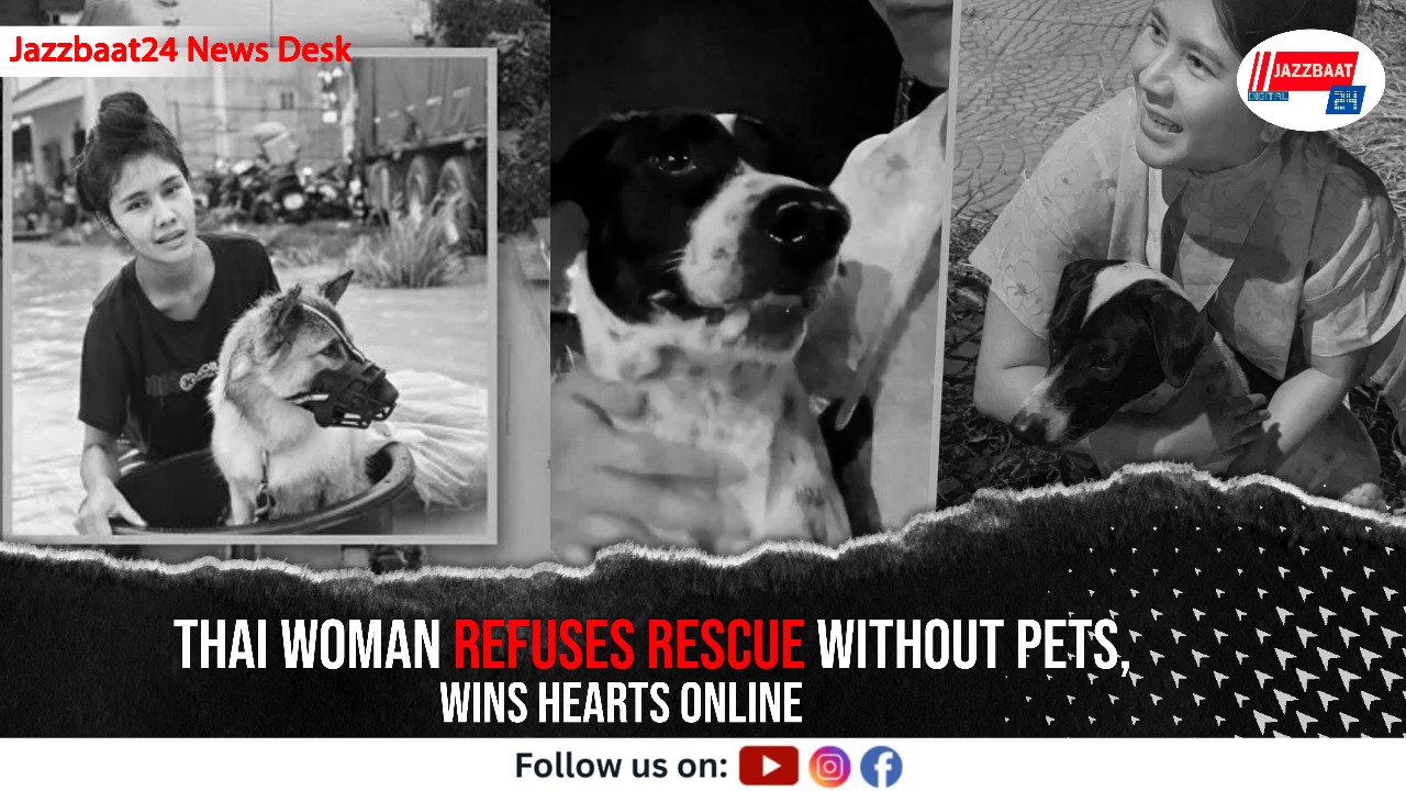 Thai Woman Refuses Rescue Without Pets, Wins Hearts Online
